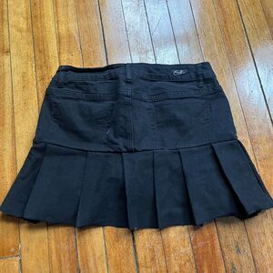 Handmade Skirt Women's M Black 1of1 Vintage Unique Denim Grunge